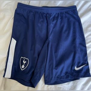 Tottenham Hot Spurs Navy Nike Dri-Fit Shorts / Size Medium